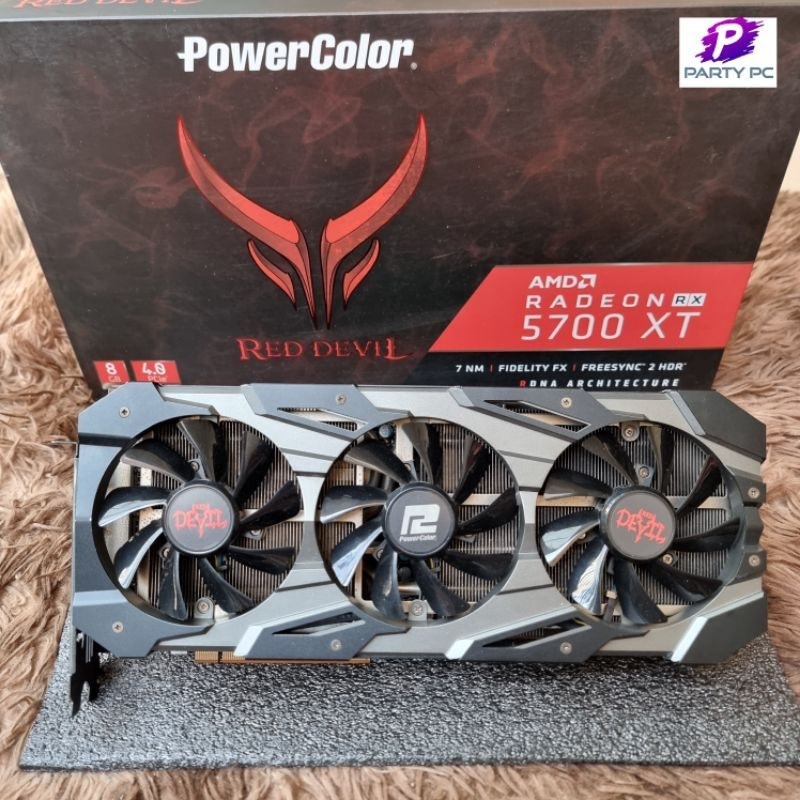 POWER COLOR RED DEVIL RX5700XT ครบกล่อง | Shopee Thailand