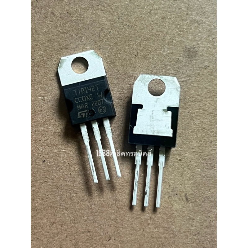(1ตัว) TIP142 NPN TIP147 PNP Medium-power Darlington Transistor ...
