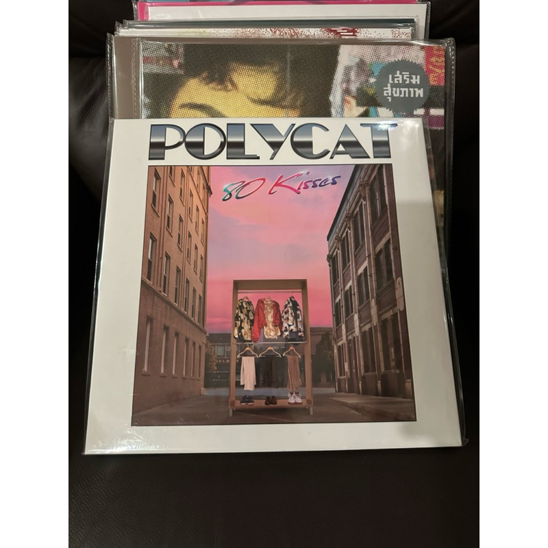 แผ่นเสียง polycat ปั๊ม2 ปกชมพูแผ่นสีฟ้าาา | Shopee Thailand