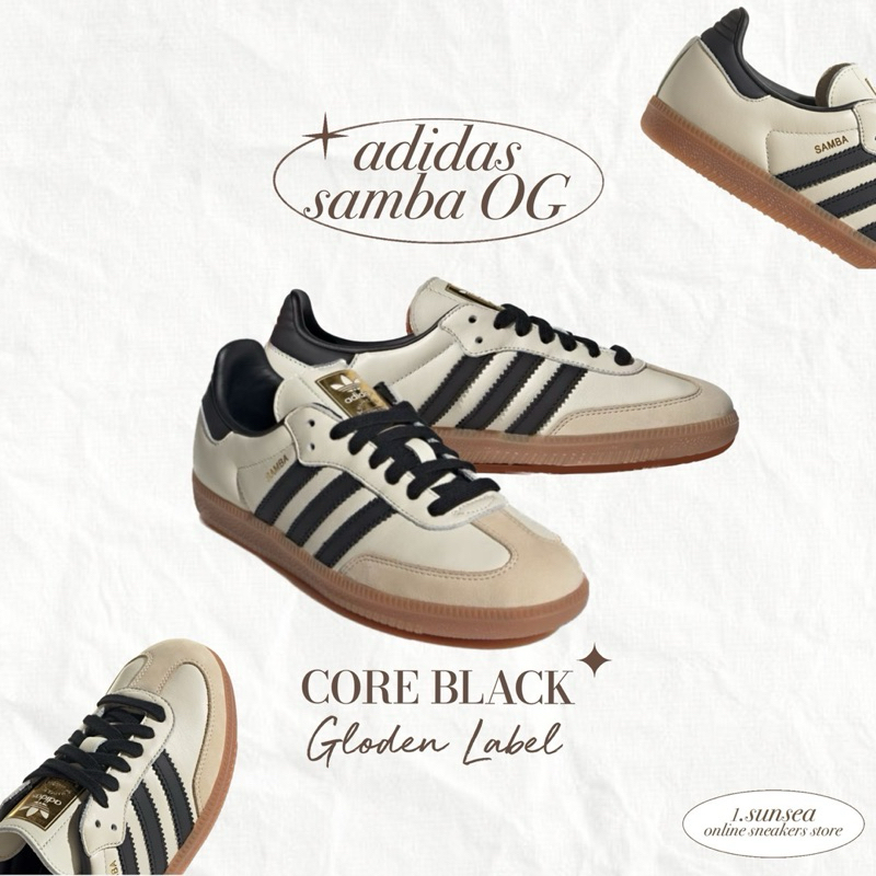 Adidas black samba og best sale