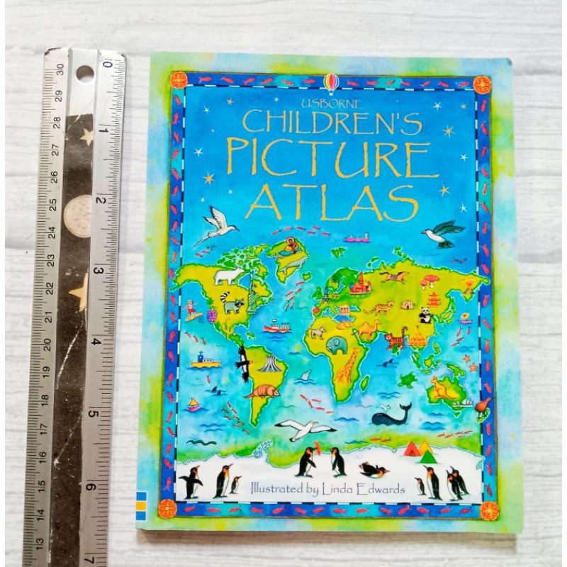ความรู้ทั่วไป Usborne Children Picture Atlas หนังสือภาษาอังกฤษ หนังสือ ...