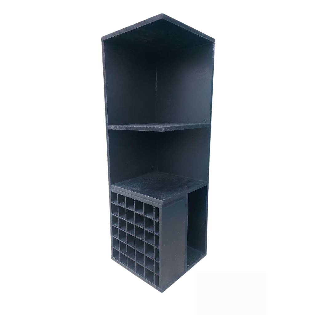 ชั้นวางหมึกสัก Ink Rack อุปกรณ์สัก อุปกรณ์ทั่วไป แบบไม้ สีดําด้าน งาน ...