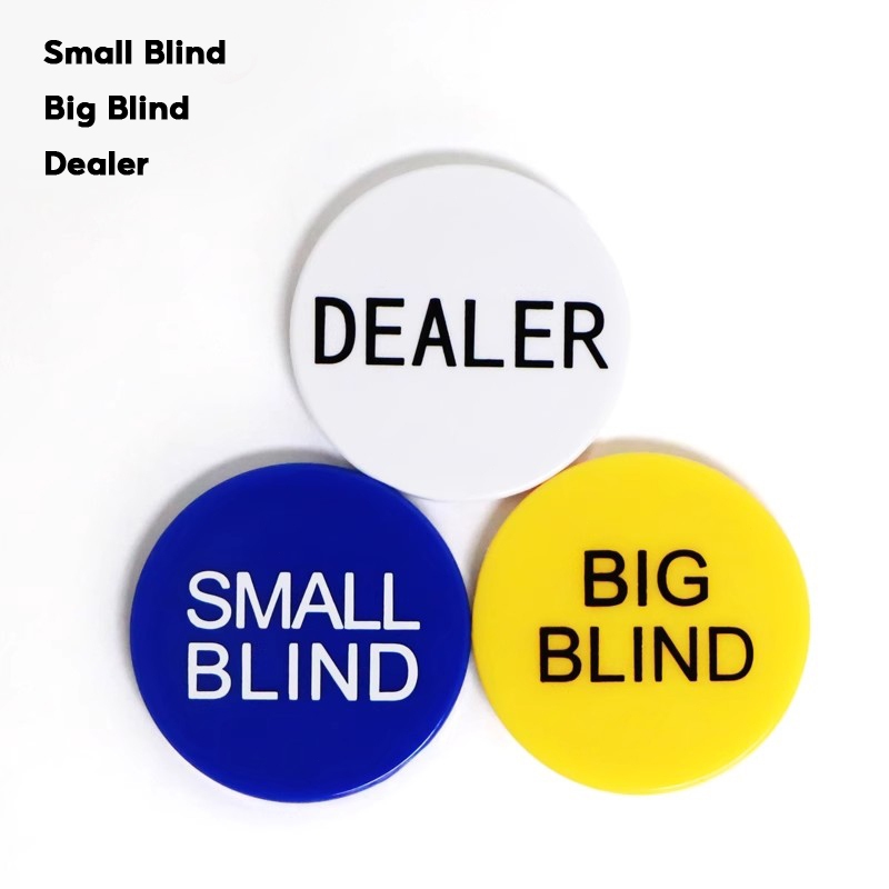 1 ชุด (3 ชิ้น) Small Blind,Big Blind,Dealer | Shopee Thailand