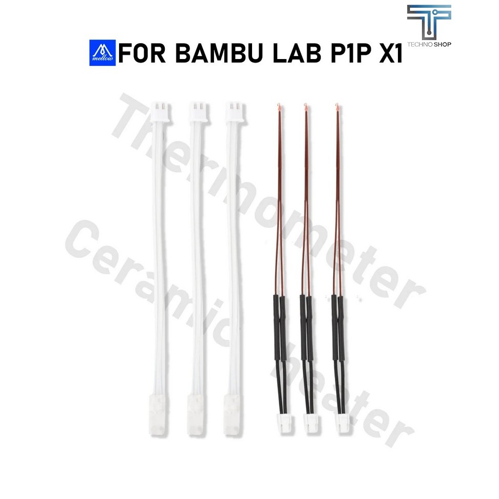 D-FLIFE 5 Sets 24V 40W Ceramic Cartridge Heaters With 100K NTC Thermistor - For 3D Printer Heatbed Hotend - View #9