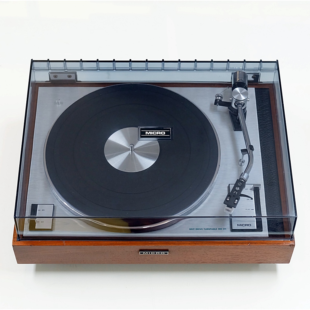 動作品 MICRO MR-211 50Hz レコードプレーヤー