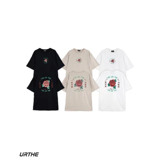 URTHE - เสื้อยืด สกรีนลาย รุ่น YOU ROSE