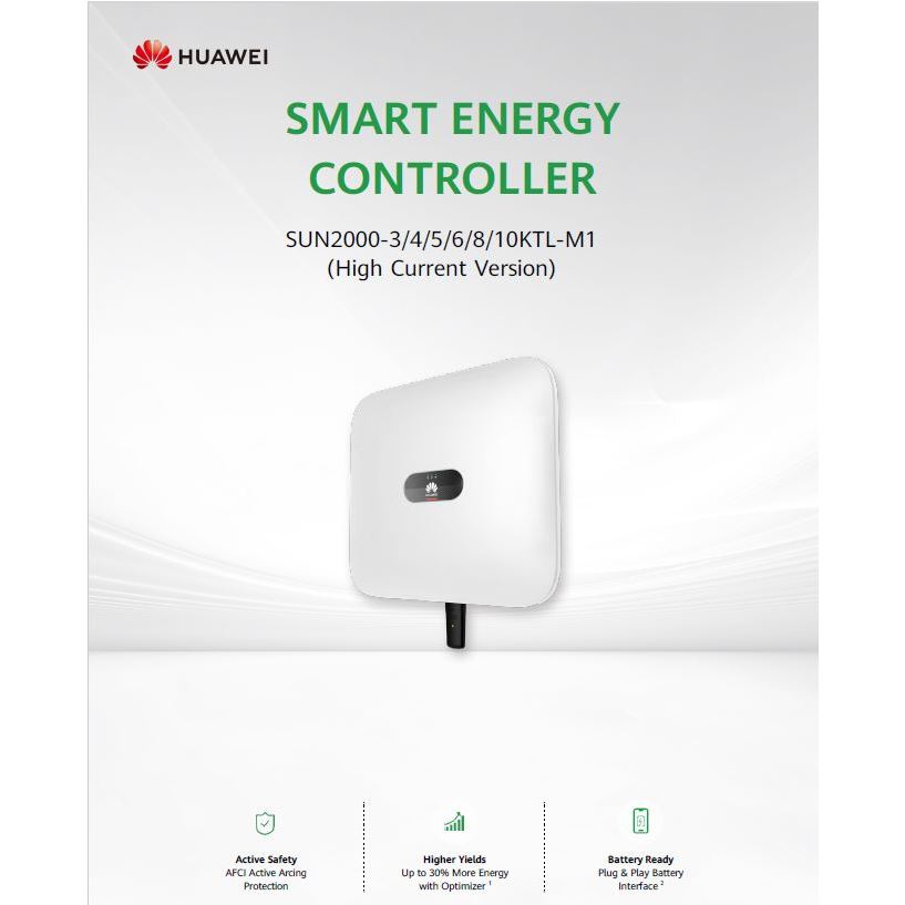 [ศูนย์ไทย] Huawei Inverter 10 kW 3 Phase รุ่น SUN2000-10KTL-M1 อินเวอร์ ...