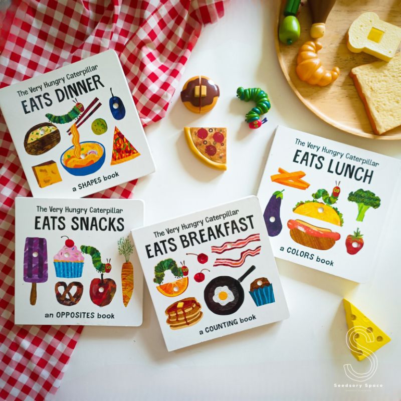 The Very Hungry Caterpillar Eats Breakfast Lunch Snacks Dinner | Shopee ...