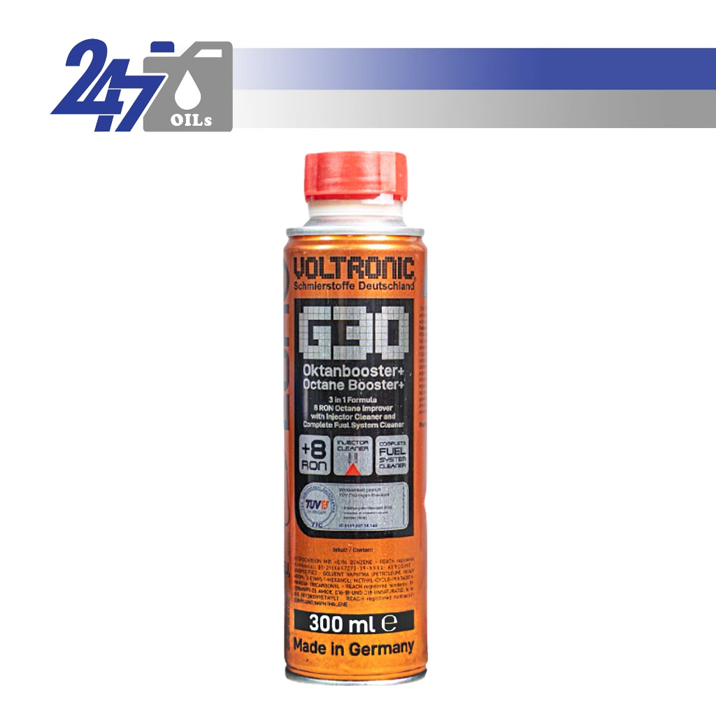 VOLTRONIC G30 น้ำยาล้างหัวฉีด และระบบจ่ายน้ำมันทั้งระบบ และเพิ่มค่า