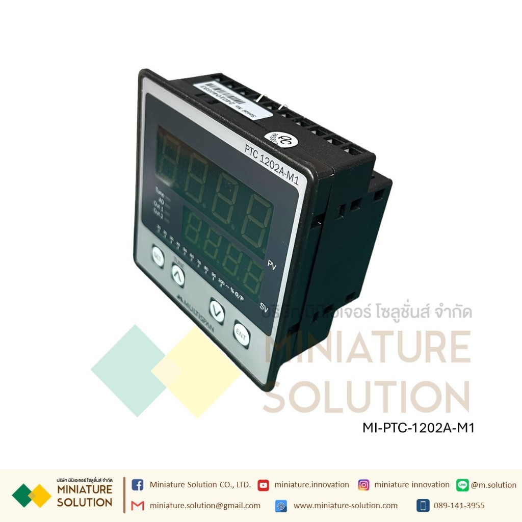 Multispan Universal input PID Controller With Analog Output &Modbus ...