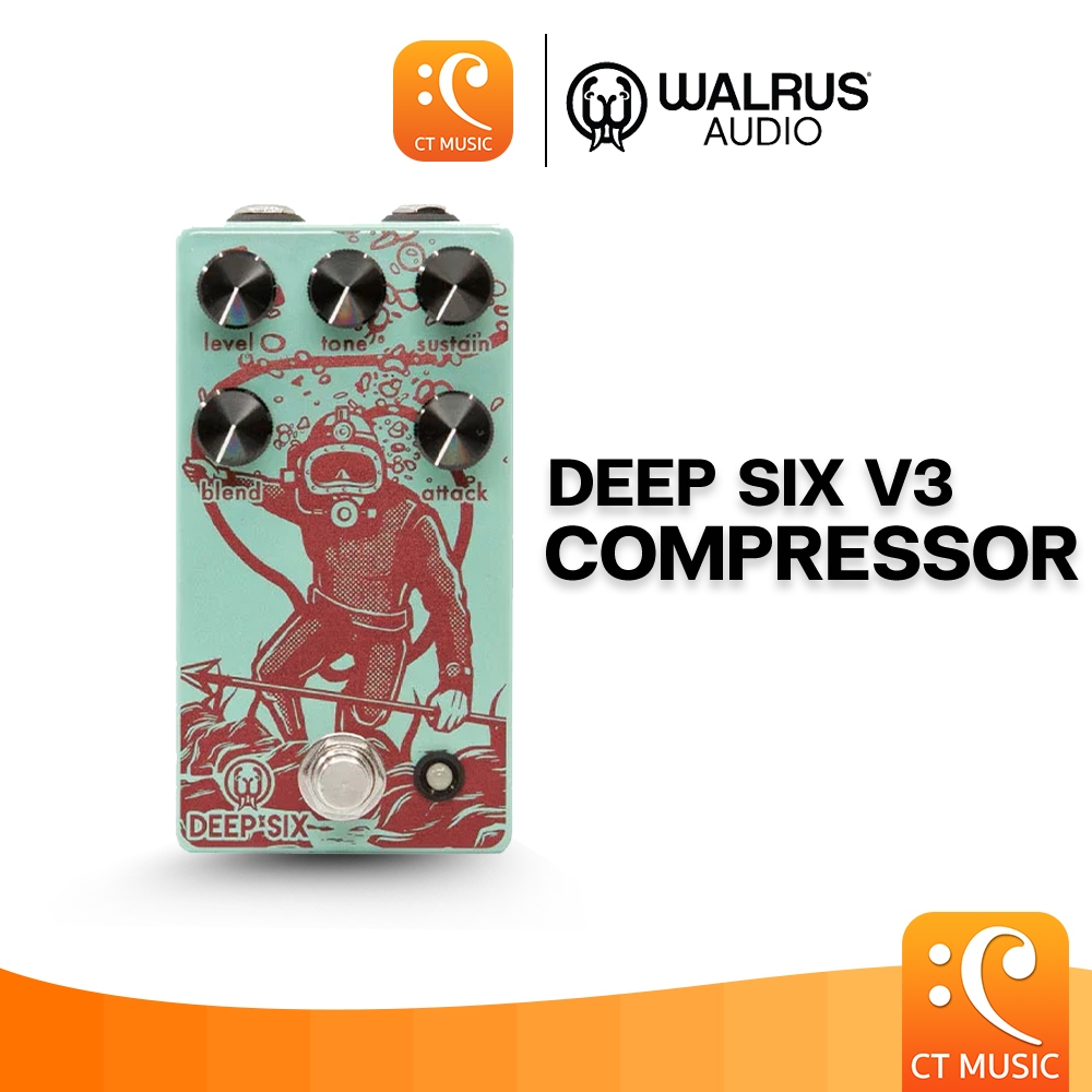 Walrus Audio Deep Six V3 Compressor | Shopee Thailand