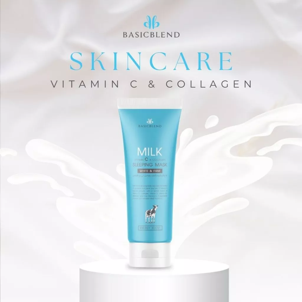 Basic Blend Milk Vitamin C and Collagen Sleepping Mask