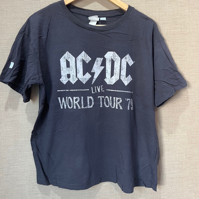เสื้อยืด ACDC live world tour ‘79 Size M (D344) | Shopee Thailand