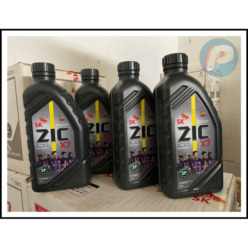 น้ำมันเครื่องสังเคราะห์แท้ZIC(ซิค)10W-40 (API-SP)น้ำมันเครื่อง เบนซิล ...