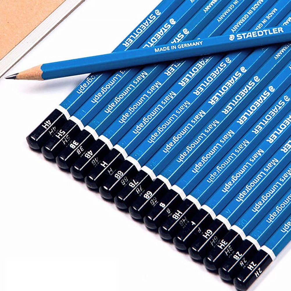 ดินสอไม้ Staedtler EE 2B 3B 4B 5B 7B 9B 10B 11B 12B HB H 2H 3H 4H 5H 6H ...
