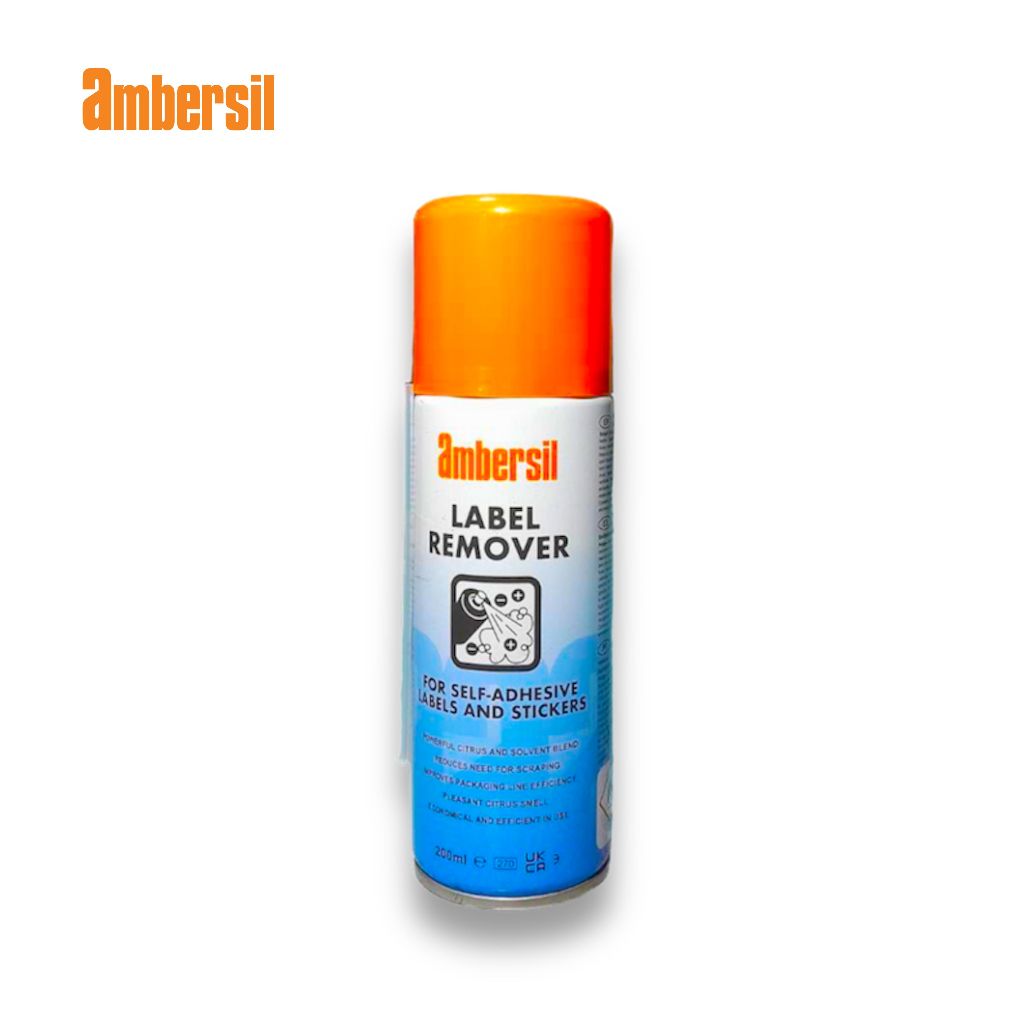 สเปรย์ลอกสติกเกอร์,คราบกาว Ambersil LABEL REMOVER 6190031629 200ml
