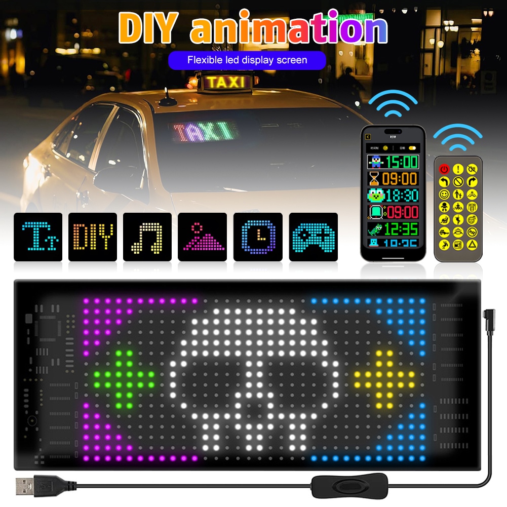 GlowScroll - Full-Color Car LED Display by The Nevermore