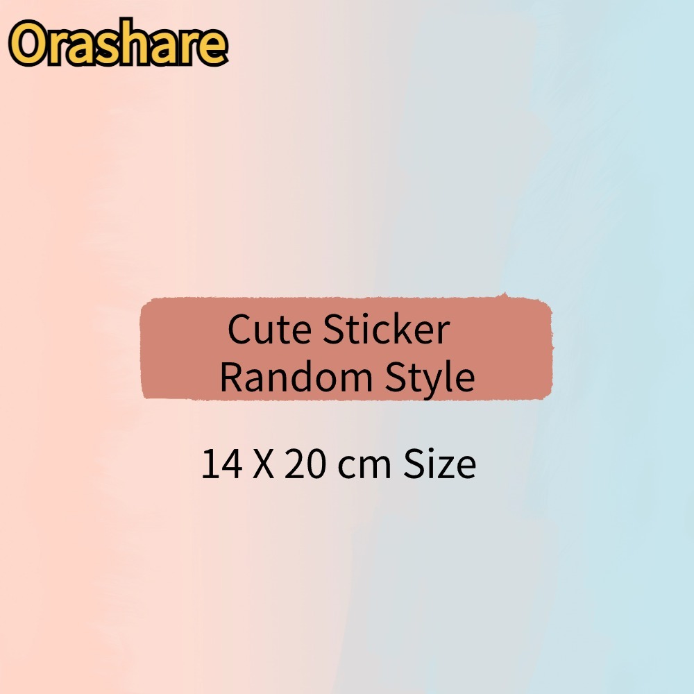Orashare A01 สติ๊กเกอร์การ์ตูนตกแต่ง (ของแถม – ห้ามสั่งซื้อ) สำหรับ พาวเวอร์แบงค์ แล็ปท็อป แท็บเล็ต