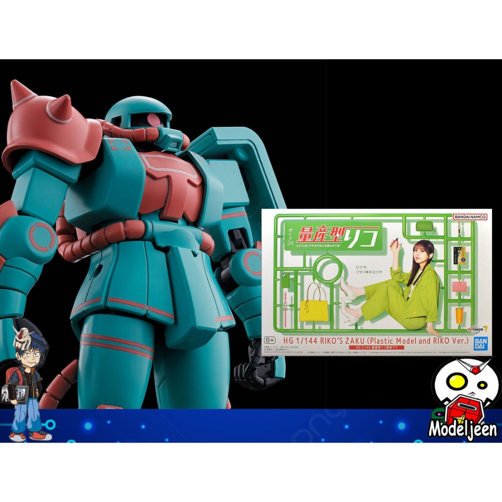 (P-Bandai) HG1/144 Riko's Zaku [Plastic Model & Riko Ver.] | Shopee ...