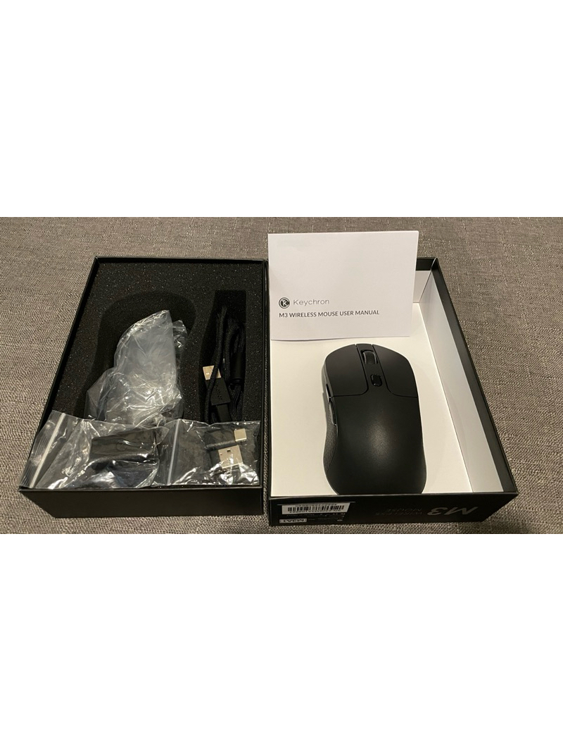 Keychron mouse M3 [ของแท้] แกะมาลอง ยังไม่ได้แกะสติ๊กเกอร์กันลื่น ...