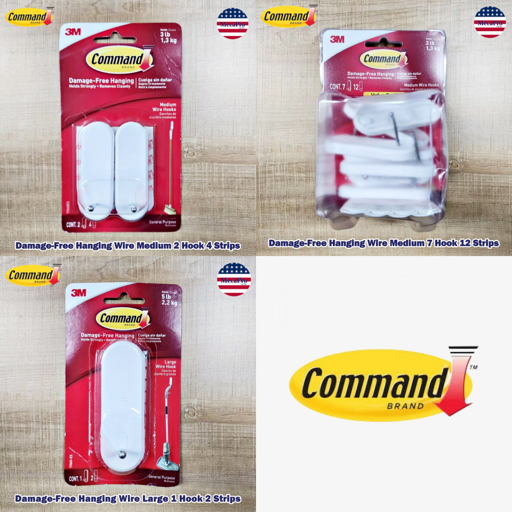 Command damage free hanging wire hooks 