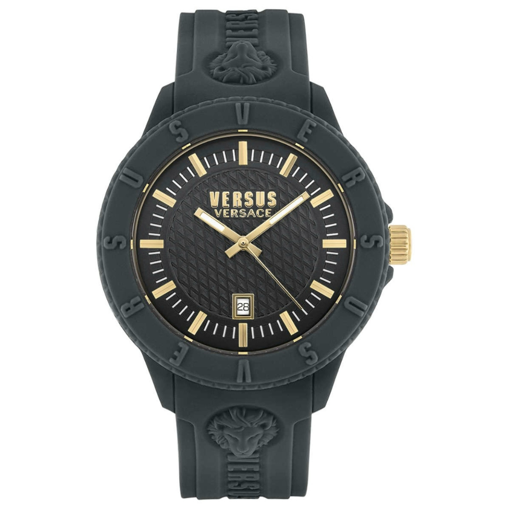 นาฬิกา VERSUS VERSACE MEN'S VSPOY8621 TOKYO QUARTZ GRAY RUBBER STRAP ...