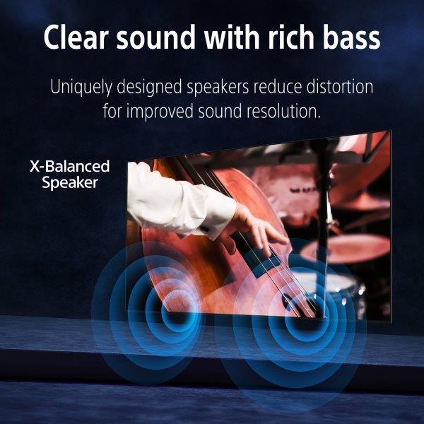 Sony TV รุ่น K-55S30 BRAVIA 3  ขนาด 50” class LED 4K HDR Google TV