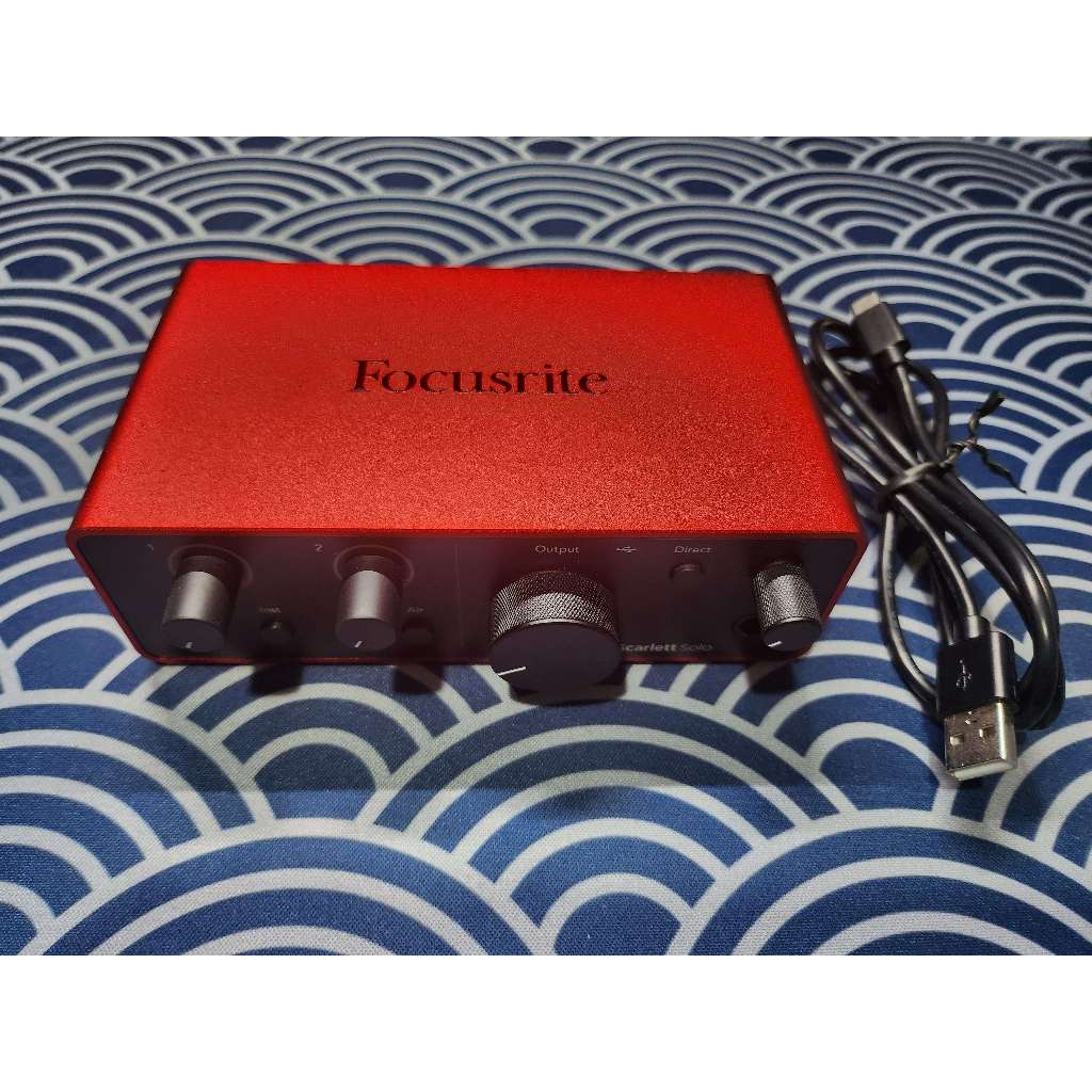 Focusrite Scarlett Solo (4th Gen) ออดิโออินเตอร์เฟส [มือ2] สภาพใหม่ ...