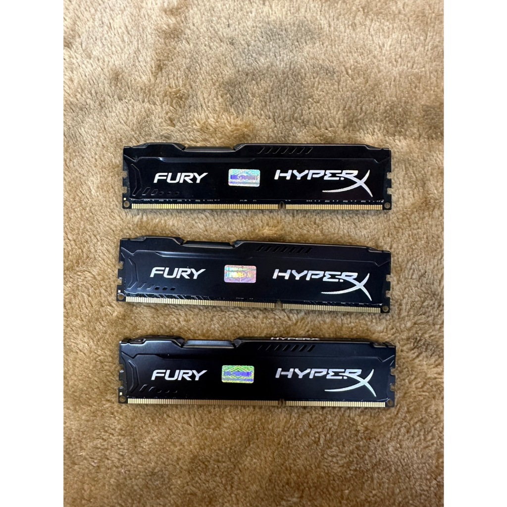 Operatiivmälu (RAM) Kingston HyperX Fury Black HX316C10FB/8, DDR3 (RAM), 8 GB, 1600 MHz