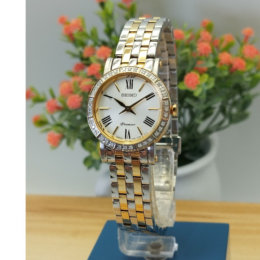 SEIKO Premier Diamond Women SWR024P1 Shopee Thailand
