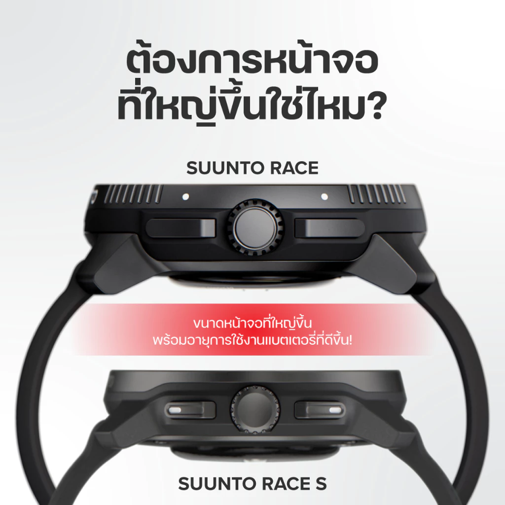 Suunto Race S - นาฬิกาสปอร์ตสายเพอร์ฟอแมนซ์ ประกันศูนย์ไทย 2 ปี