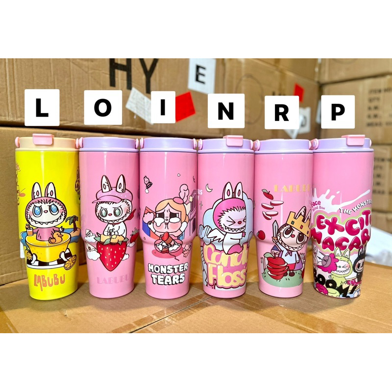 แก้วเยติLabubu แก้วLabubu แก้วลาบูบู้ สแตนเลส 890ml | Shopee Thailand