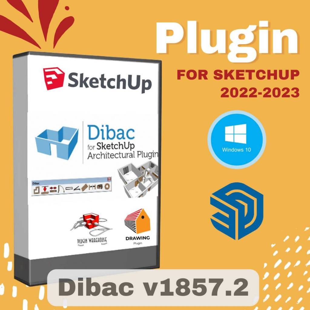 Dibac v.1857.2 Plugin for Sketchup 2022-2023 | Shopee Thailand