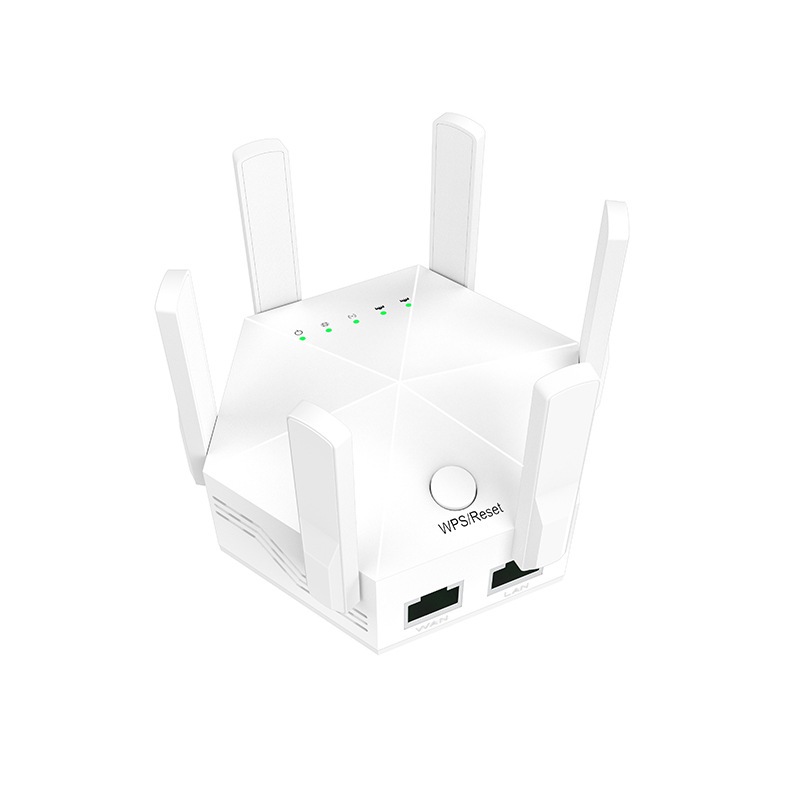 【สร้างขึ้นสําหรับเกม】6 เสาอากาศ VERITY WiFi6 ตัวขยายสัญญาณ wifi 2.4G/5 ...