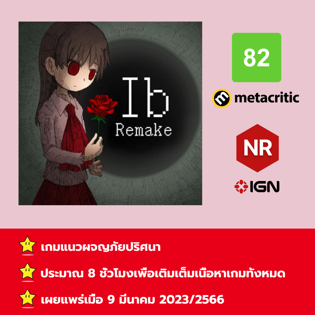 [ไม่ใช่ดิสก์การ์ด, ให้คุณได้เล่นภายใน 1 ปี] Ib; รับสินค้าในช่องข้อความ ...