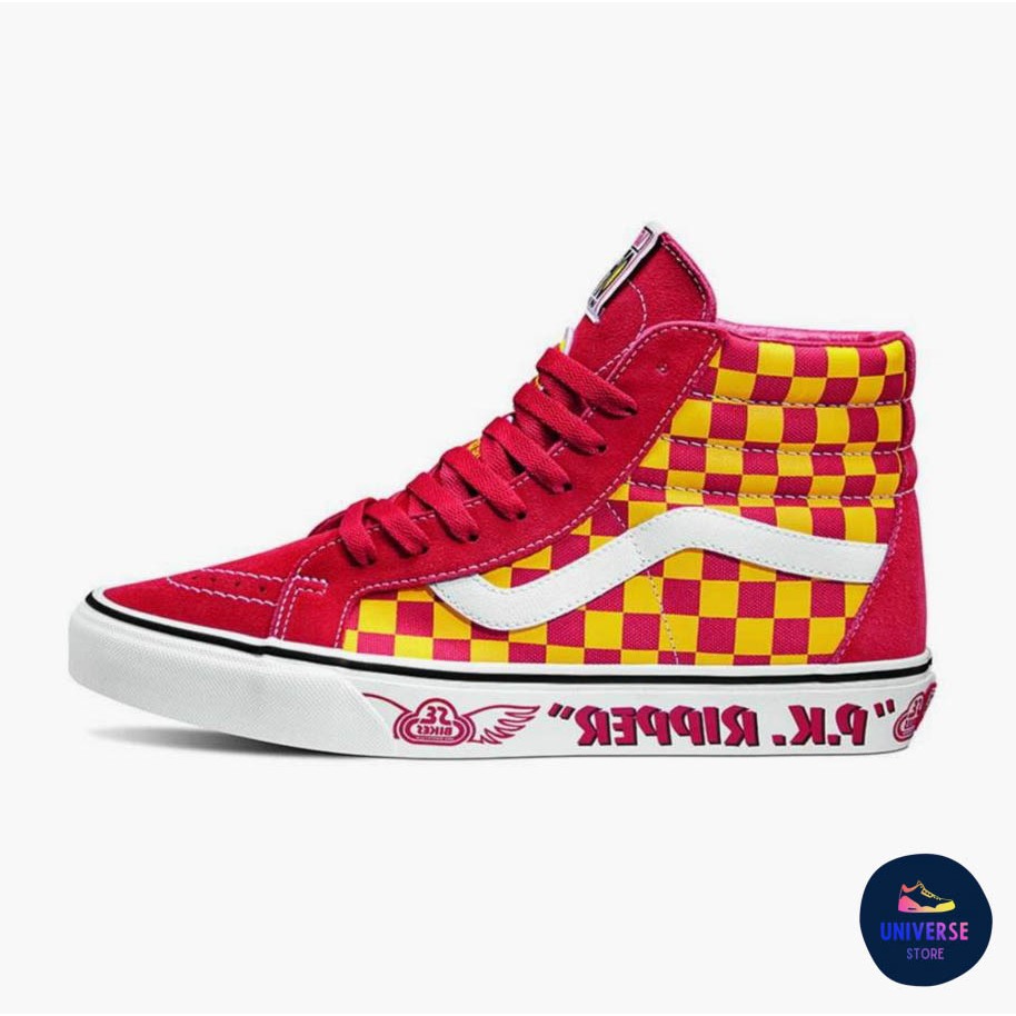 [ของแท้ ส่งไว จากไทย] VANS SK8-HI REISSUE - (SE BIKES) PK RIPPER/RED ...