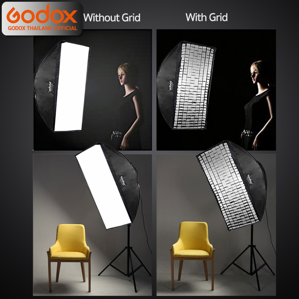 Godox Softbox Softbox With Grid ( Bowen Mount ) | Shopee Thailand