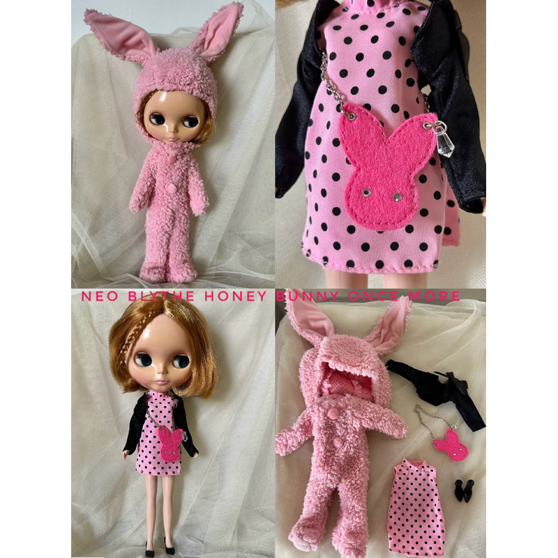 มือสอง Neo Blythe Honey Bunny Once More (ตำหนิสายดึงขาด) ชุดแท้ในเซ็ท ...