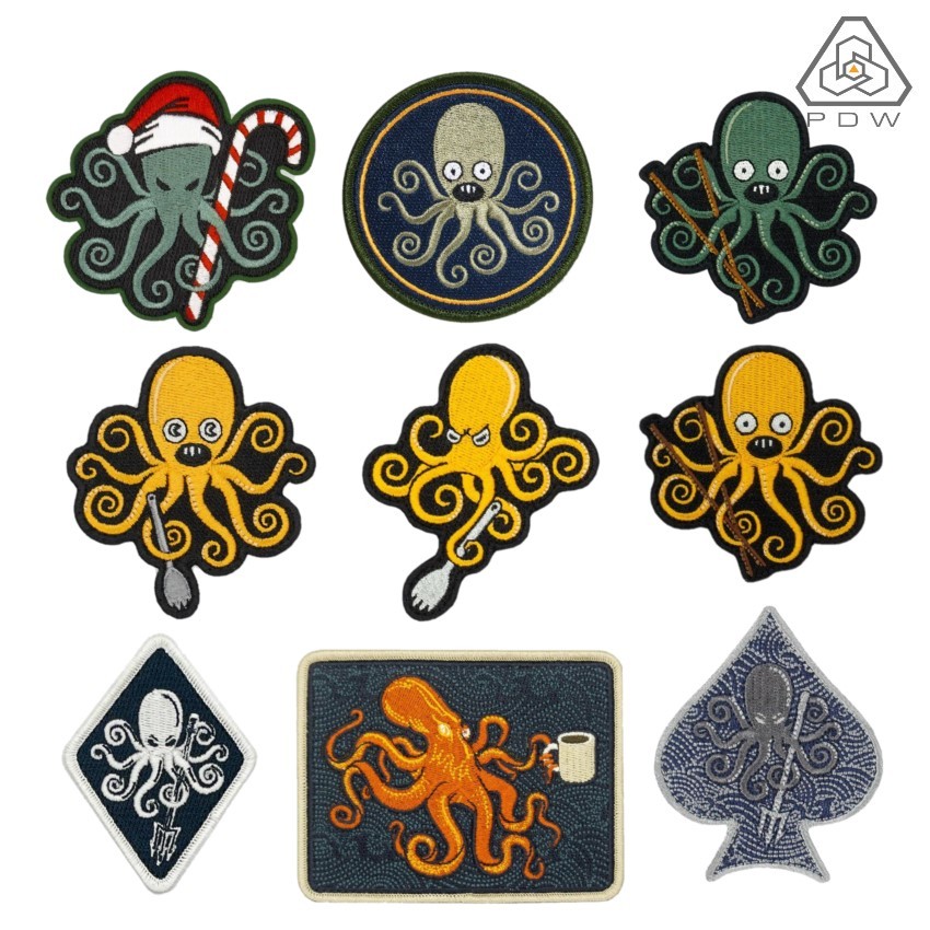 PDW SPD Kraken Collection Morale Patch รวมรูปสัญลักษณ์เจ้าปลาหมึกยักษ์ ...
