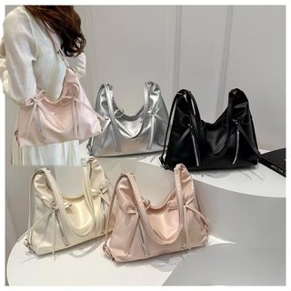 shiny girl - กระเป๋าสะพายข้าง* ใหม่* ทรงน่ารักมากมี 4 สีให้เลือดมีซิปด้วยนะคะใส่ของได้เยอะpu- SP7295
