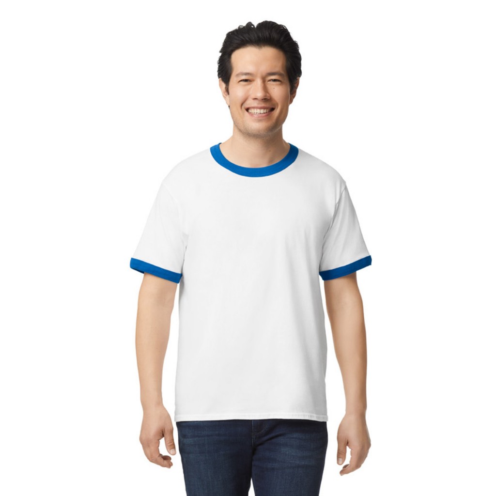 GILDAN® OFFICIAL เสื้อยืด GILDAN 76600 เสื้อกุ๊นคอ กุ๊นแขน Adult Ring ...