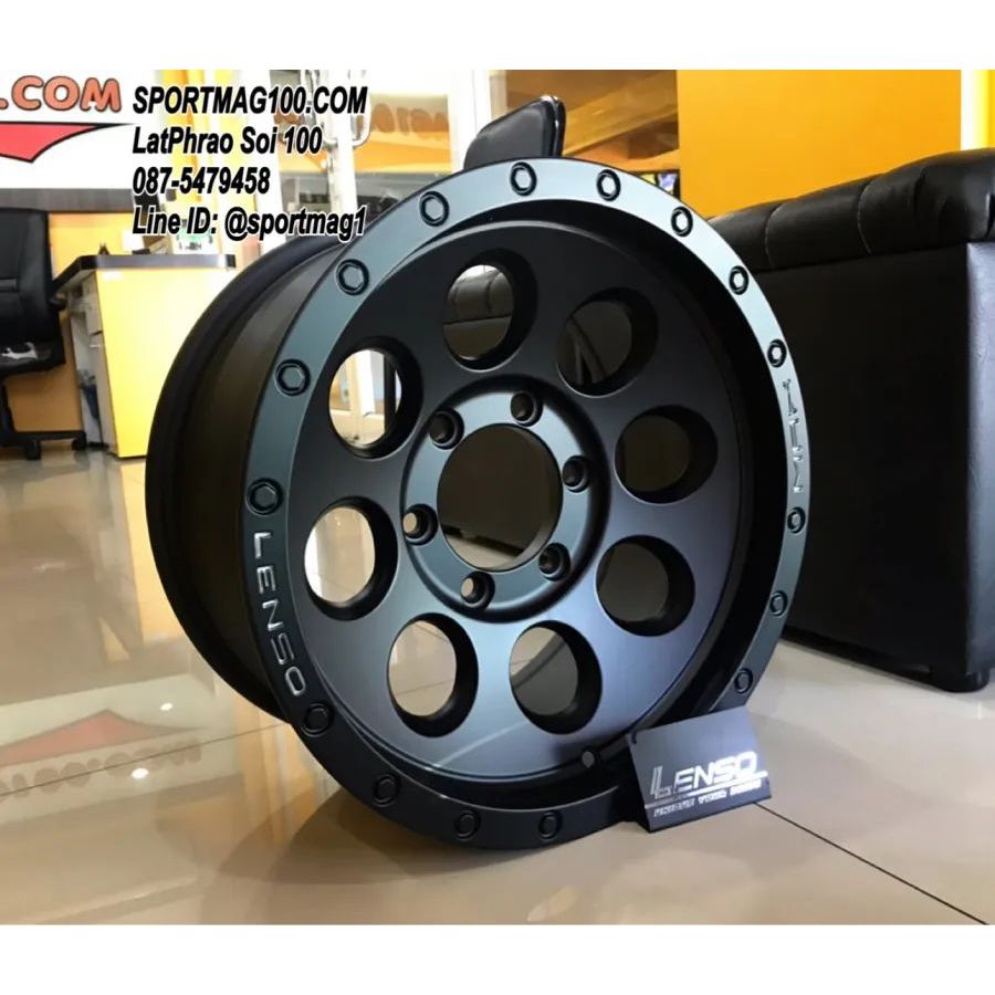 ล้อแม็กซ์ Lenso MAX1 สีดำด้าน 9-16นื้ว 6รู139 Offset0 [10445] | Shopee ...