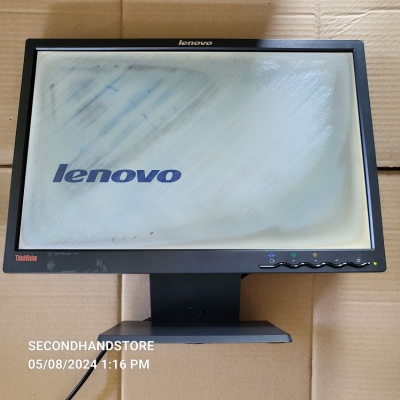 จอ LCD 19 นิ้ว WIDESCREEN LENOVO THINKVISION L194WA ใช้ได้ปรกติ สำหรับ ...