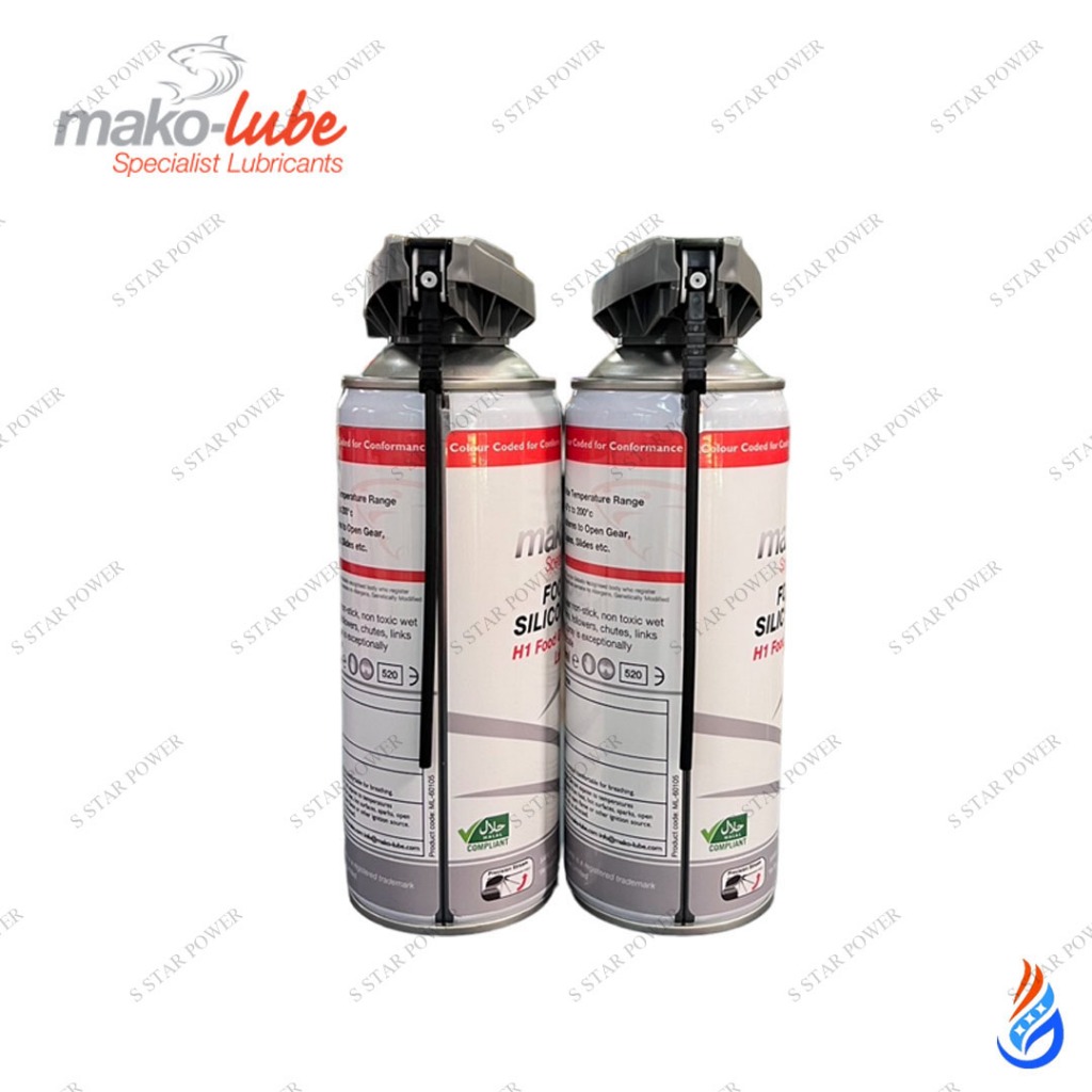 Mako-Lube สเปรย์หล่อลื่นฟู้ดเกรด Food Grade Food-Tek Silicone Spray ...