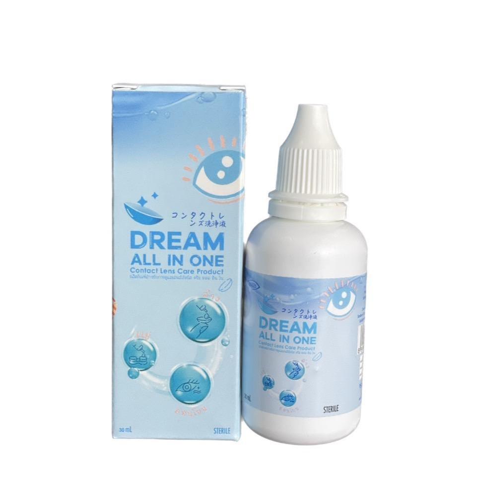 Dream all in one contact lens care product น้ำยาคอนแทคเลนส์ 30 มล. ...