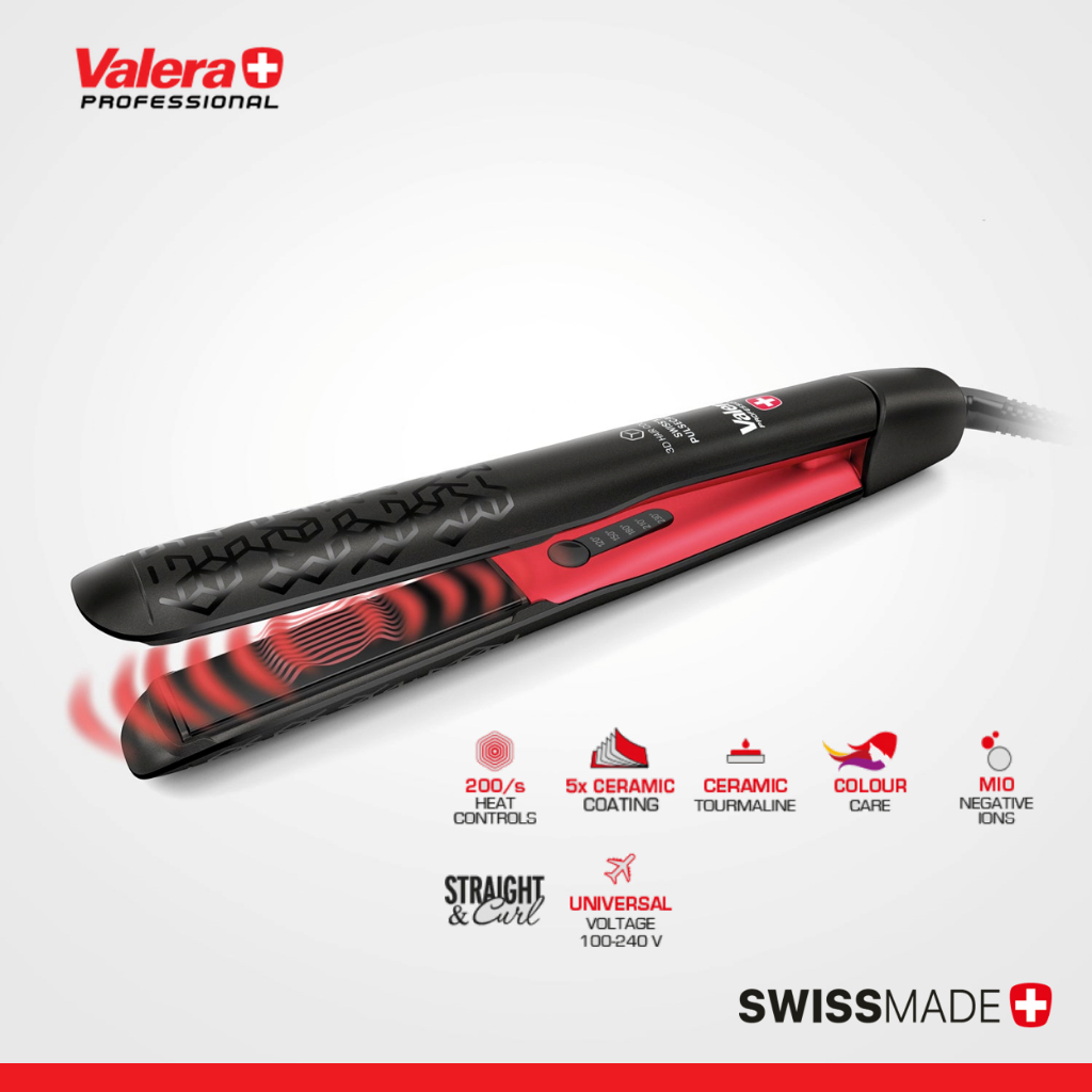 Valera รุ่น Swiss'X Pulsecare professional hair straightener (10VL00013 ...