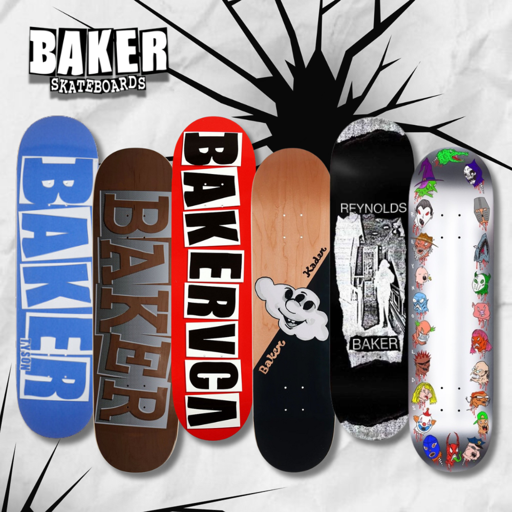 แผ่นสเก็ตบอร์ด Baker Skateboard Deck รับประกันของแท้ สินค้าพร้อมส่ง ...