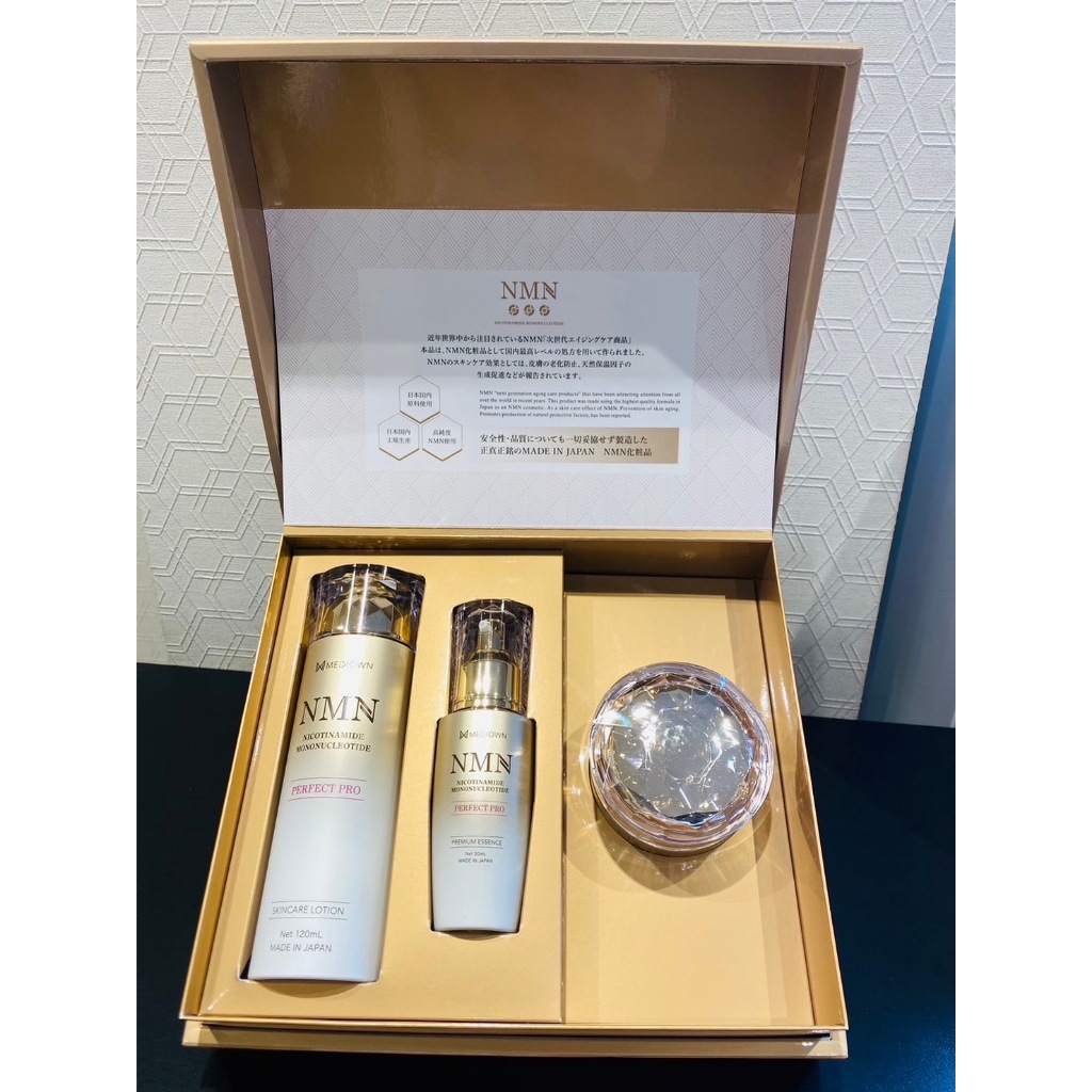 NMN PERFECT PRO AGING CARE CREAM 30g /ESSENCE 30 ml/LOTION 120 ml