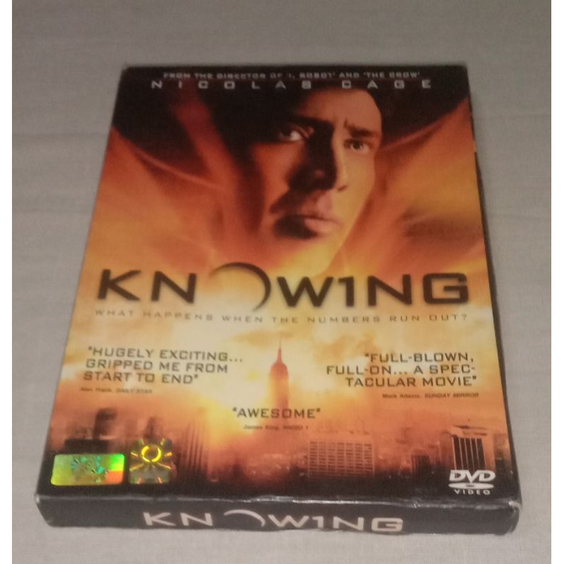 รหัสวินาศโลก Knowing dvd แท้ | Shopee Thailand