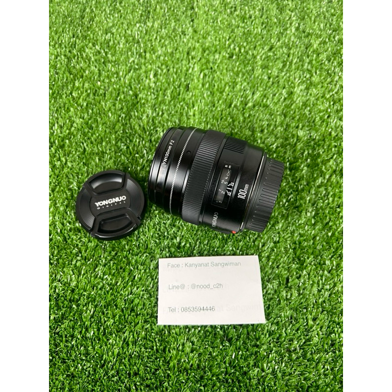 เลนส์ Yongnuo 100mm F2 สำหรับ Canon หมดประกัน สภาพดี | Shopee Thailand